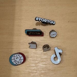 TikTok Enamel Pin Set